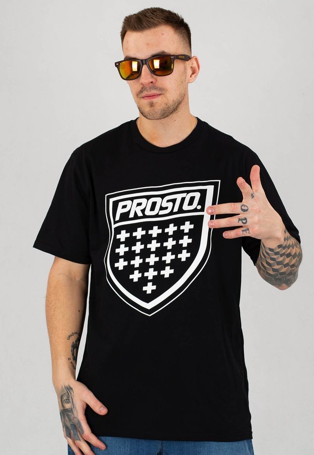 T-shirt Prosto Shield XX czarny
