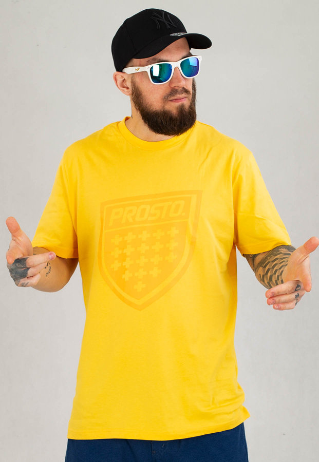 T-shirt Prosto Shield XXIII żółty