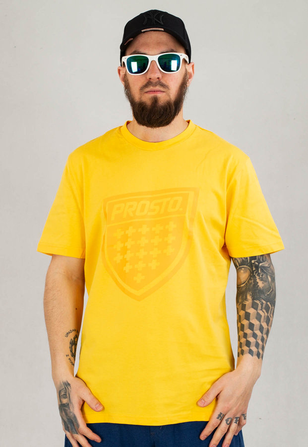 T-shirt Prosto Shield XXIII żółty