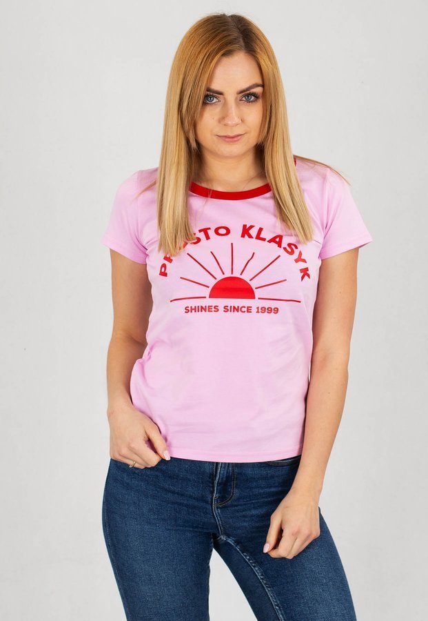 T-shirt Prosto Shines różowy