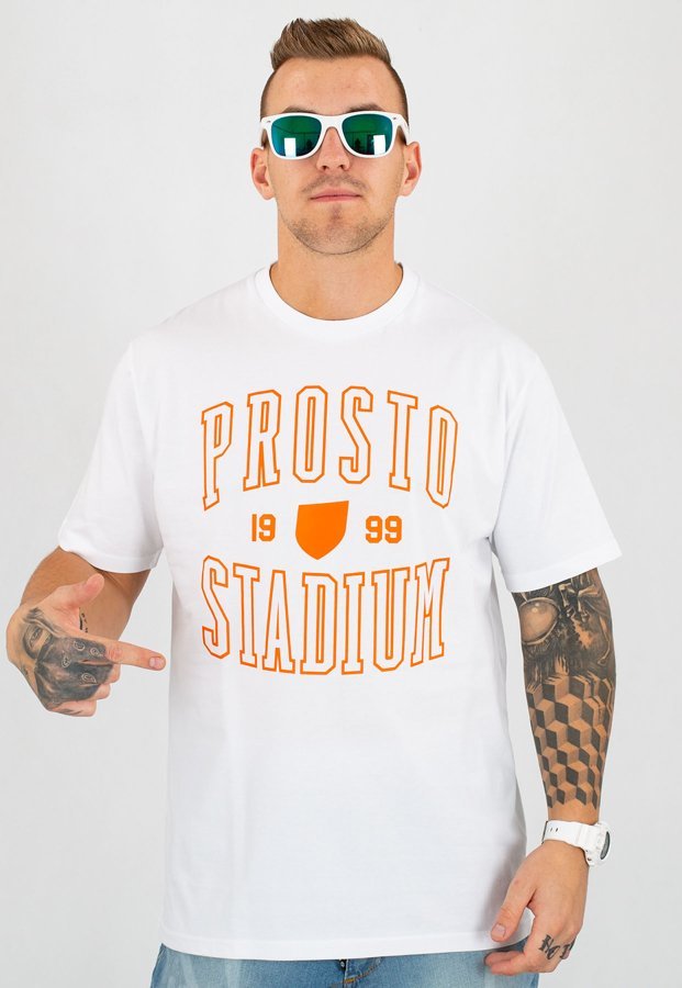 T-shirt Prosto Stadium biały