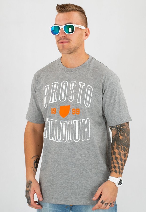 T-shirt Prosto Stadium szary