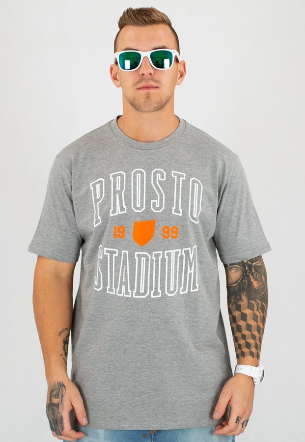 T-shirt Prosto Stadium szary