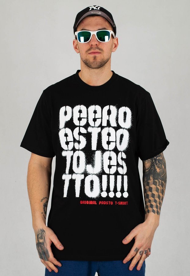 T-shirt Prosto Toesto czarny