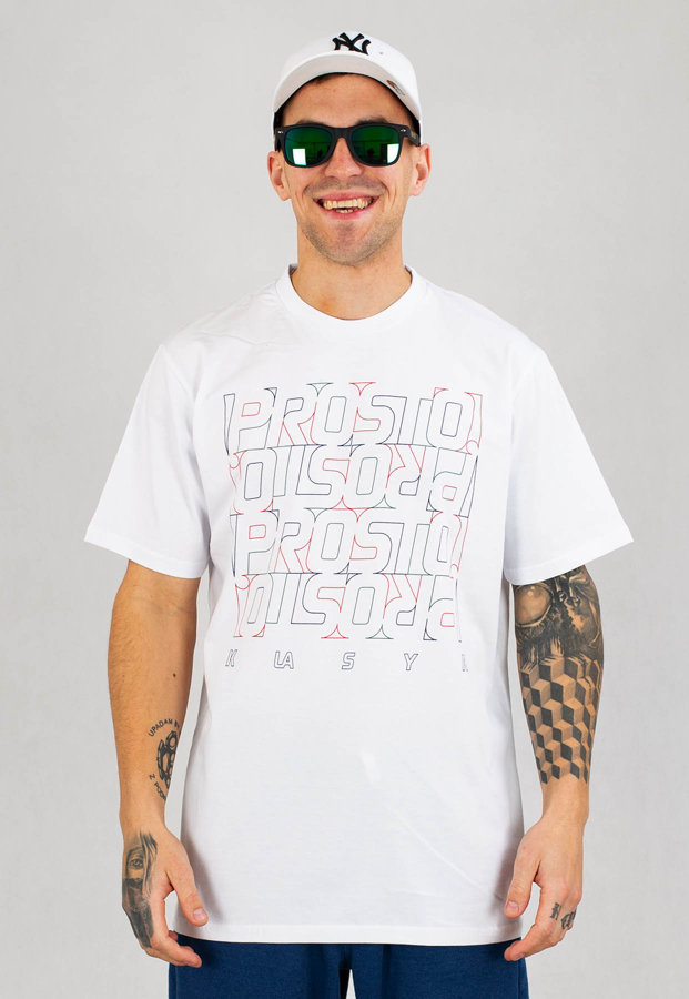 T-shirt Prosto Vabanq biały