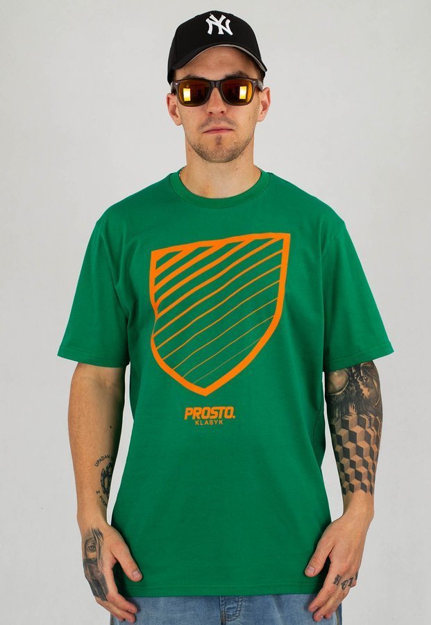 T-shirt Prosto Zach ciemno zielony