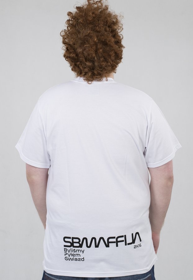 T-shirt SB Maffija Cosmos biały