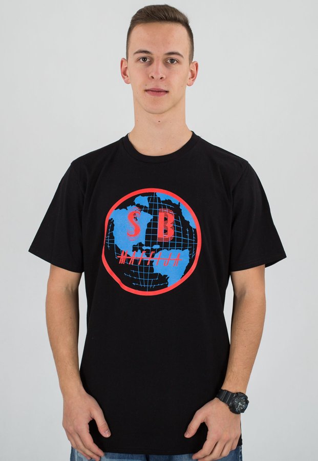 T-shirt SB Maffija Global Expansion czarny
