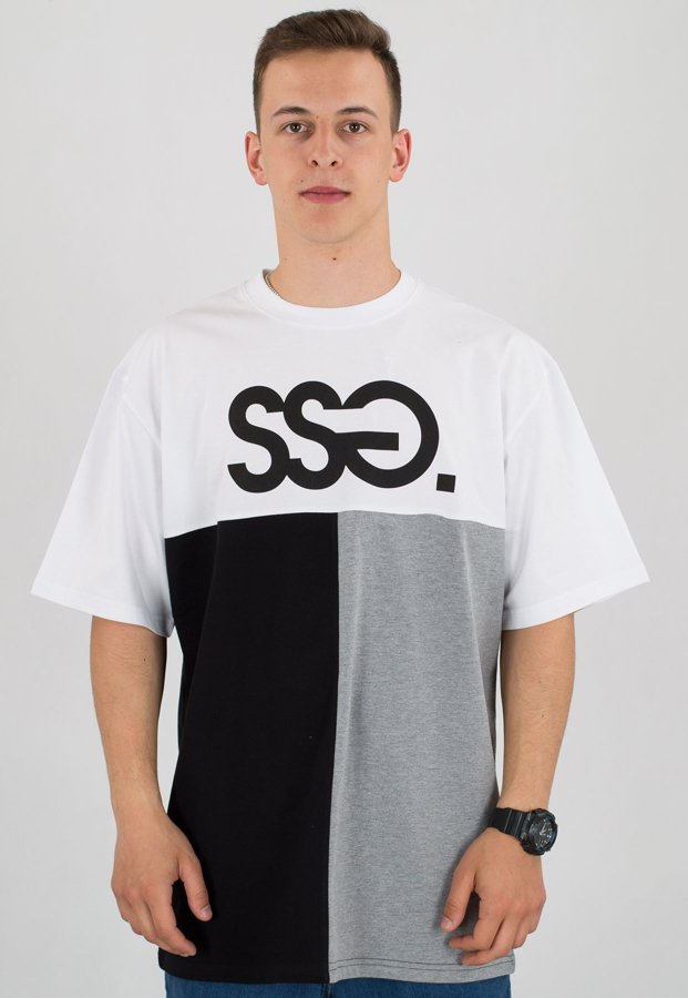 T-shirt SSG Cut Bottom biały