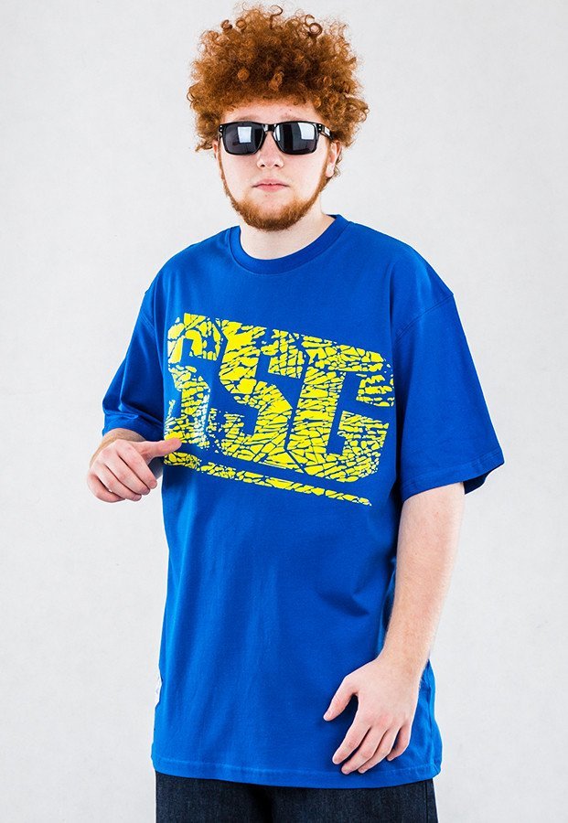 T-shirt SSG Demolition niebieski