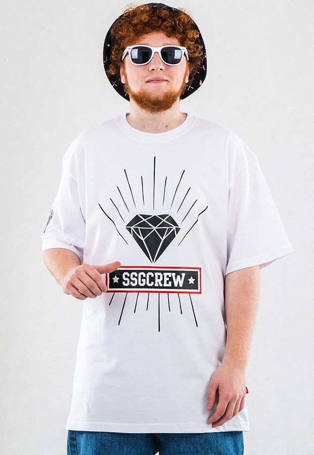 T-shirt SSG Diamond biały