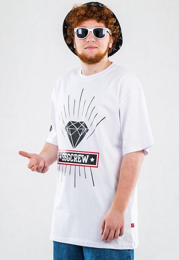 T-shirt SSG Diamond biały