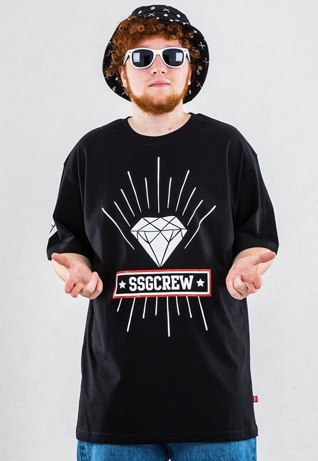 T-shirt SSG Diamond czarny