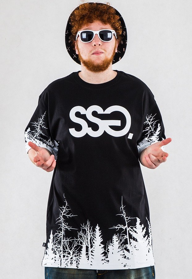 T-shirt SSG Forest czarny