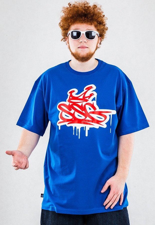 T-shirt SSG King Tag niebieski