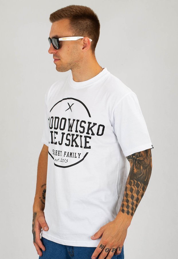 T-shirt Środowisko Miejskie Classic biało czarny