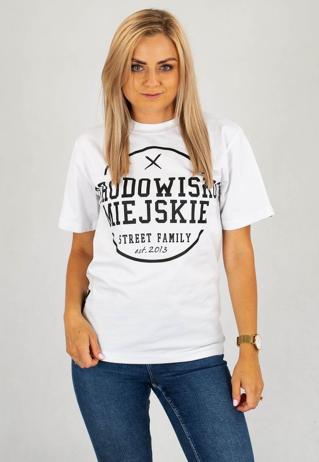 T-shirt Środowisko Miejskie Classic biało czarny