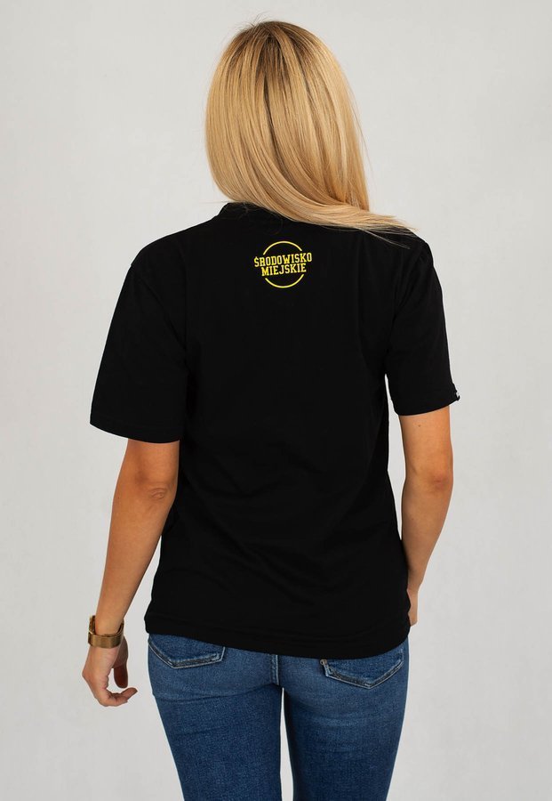 T-shirt Środowisko Miejskie Classic czarno żółty