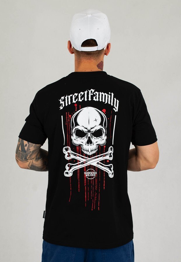 T-shirt Środowisko Miejskie Street Family czarny