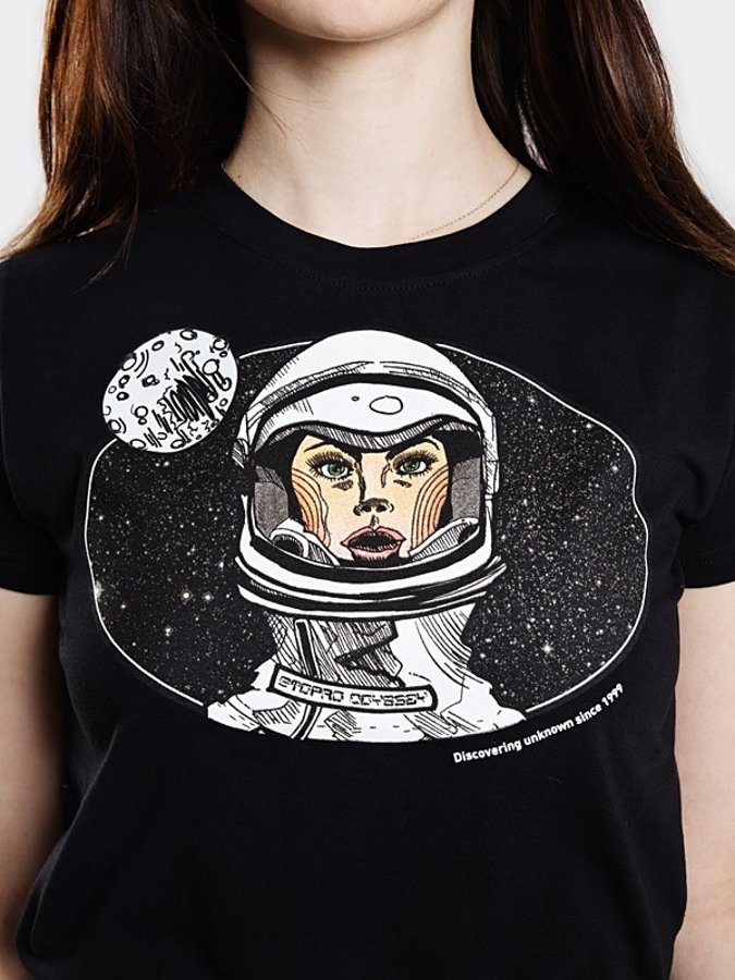 T-shirt Stoprocent Astro czarny