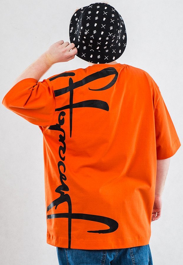 T-shirt Stoprocent Backvert pomarańczowy