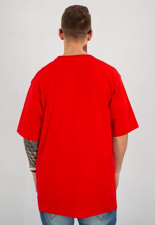 T-shirt Stoprocent Baggy Base Tag czerwony