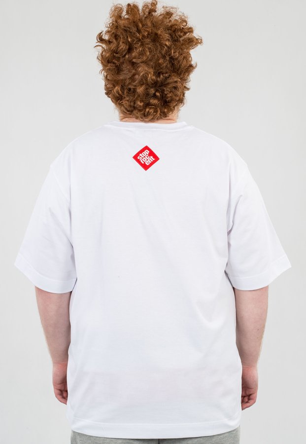 T-shirt Stoprocent Baggy Breil biały