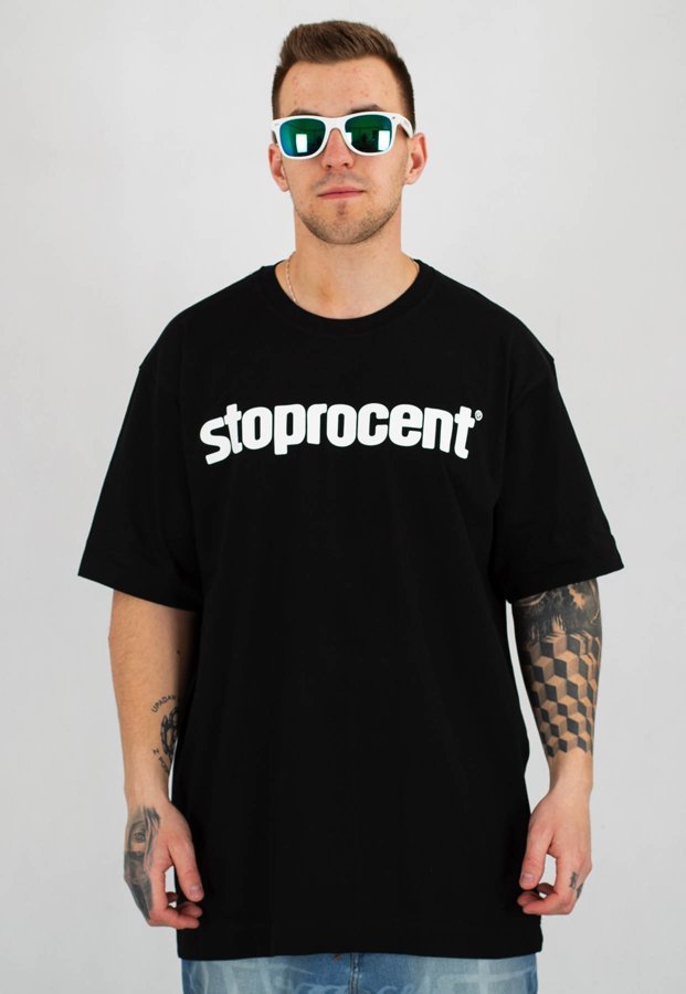T-shirt Stoprocent Baggy Simple 19 czarny