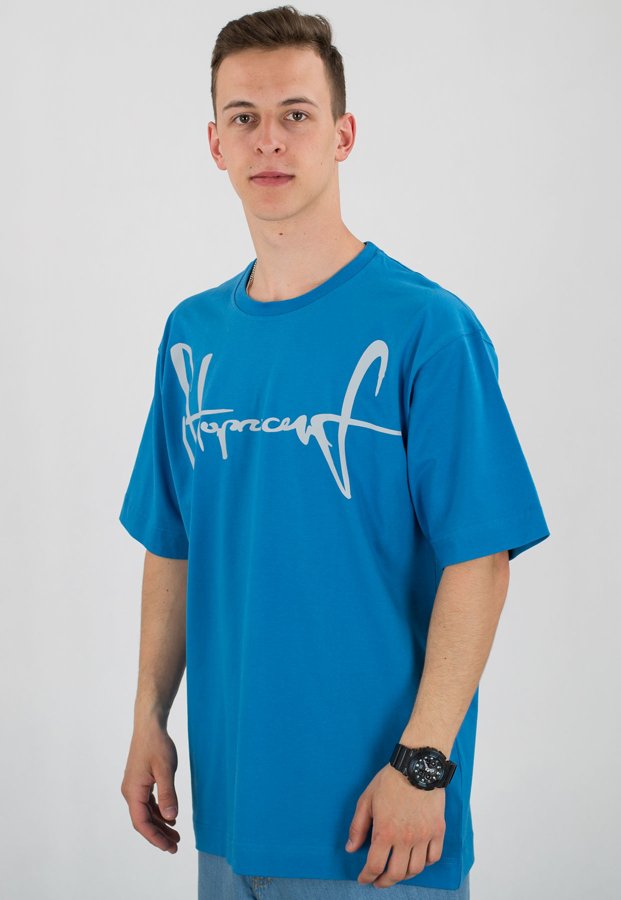 T-shirt Stoprocent Baggy Tag 18 niebieski