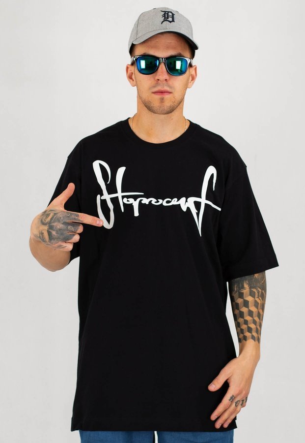 T-shirt Stoprocent Baggy Tag czarny