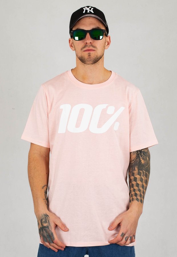 T-shirt Stoprocent Big Sto różowo biały
