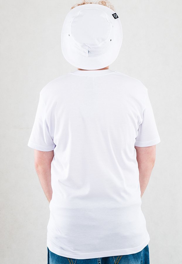T-shirt Stoprocent Ćpaj Sport biały