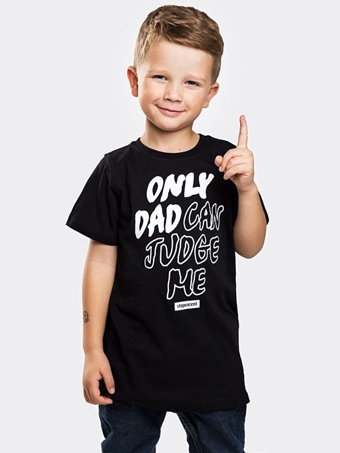 T-shirt Stoprocent Dad czarny