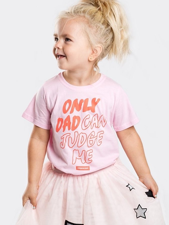 T-shirt Stoprocent Dad różowy
