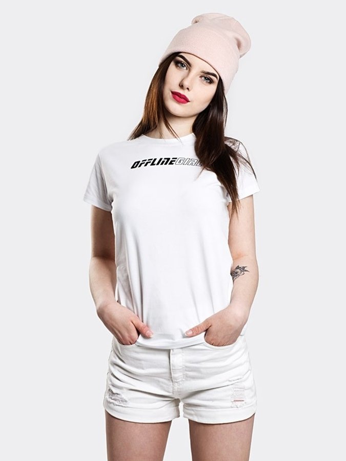 T-shirt Stoprocent Offlline biały