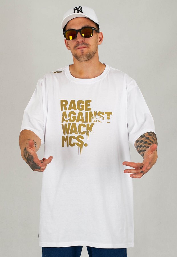 T-shirt Stoprocent Rage biały