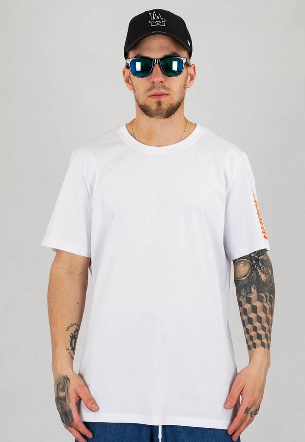 T-shirt Stoprocent Regular Prosleeve biały
