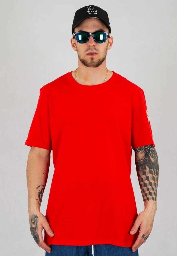 T-shirt Stoprocent Regular Prosleeve czerwony