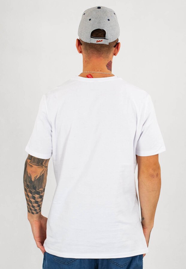T-shirt Stoprocent Regular Simplecut biały
