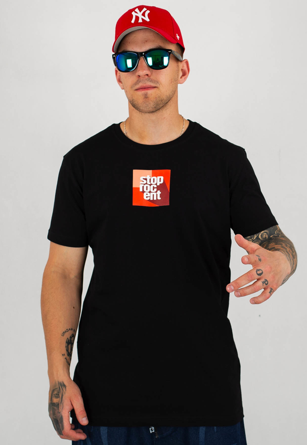 T-shirt Stoprocent Slim 3DCube czarny