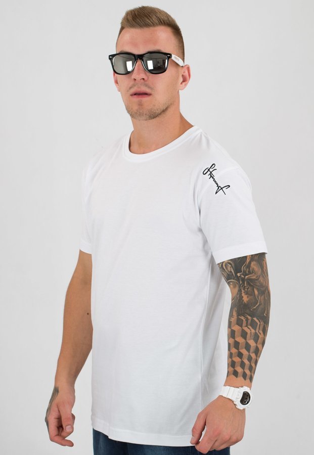T-shirt Stoprocent Slim Base biały