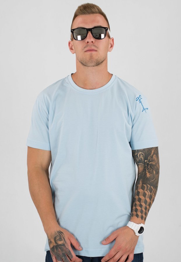 T-shirt Stoprocent Slim Base niebieski