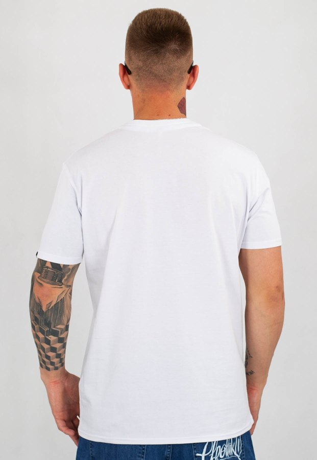 T-shirt Stoprocent Slim Hedon biały