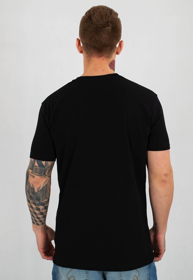 T-shirt Stoprocent Slim Stopro czarno biały