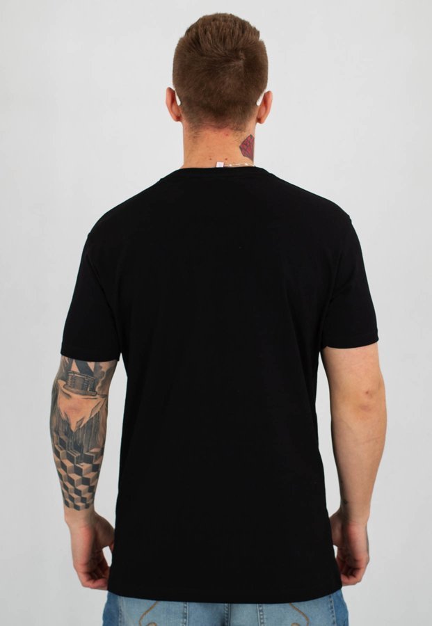 T-shirt Stoprocent Slim Sunktag czarny