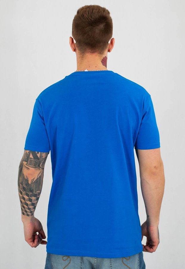 T-shirt Stoprocent Slim Sunktag niebieski