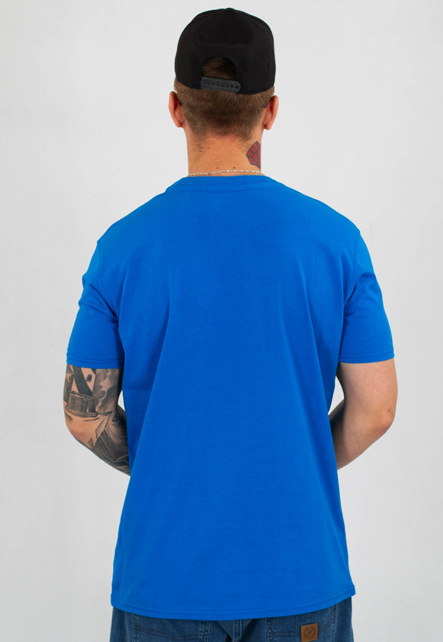 T-shirt Stoprocent Slim Vertcut niebieski