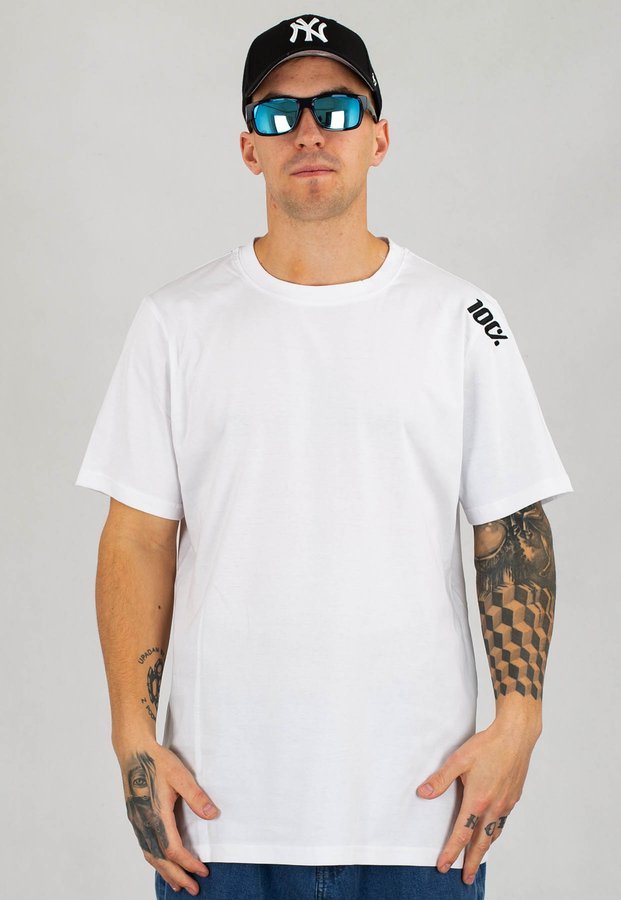 T-shirt Stoprocent Small Sto biało czarne