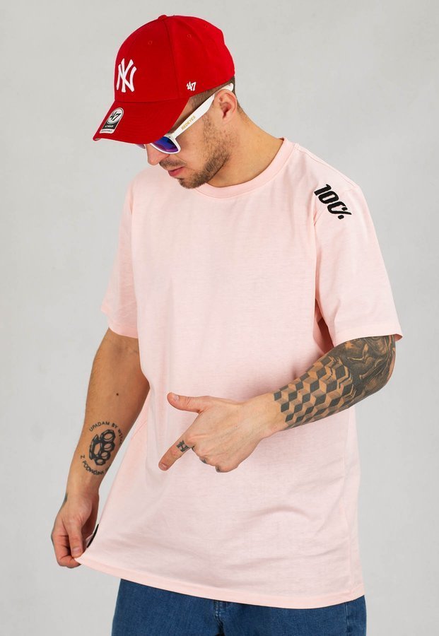 T-shirt Stoprocent Small Sto różowo czarny