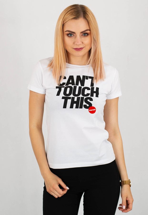 T-shirt Stoprocent Touch biały
